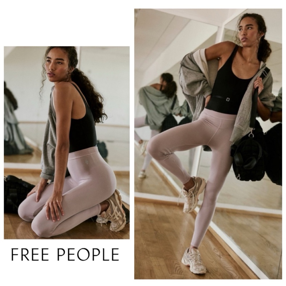‼️SALE-AS MARKED! NWTS-$80 FREE PEOPLE Beat Street Leggings High Rise M L